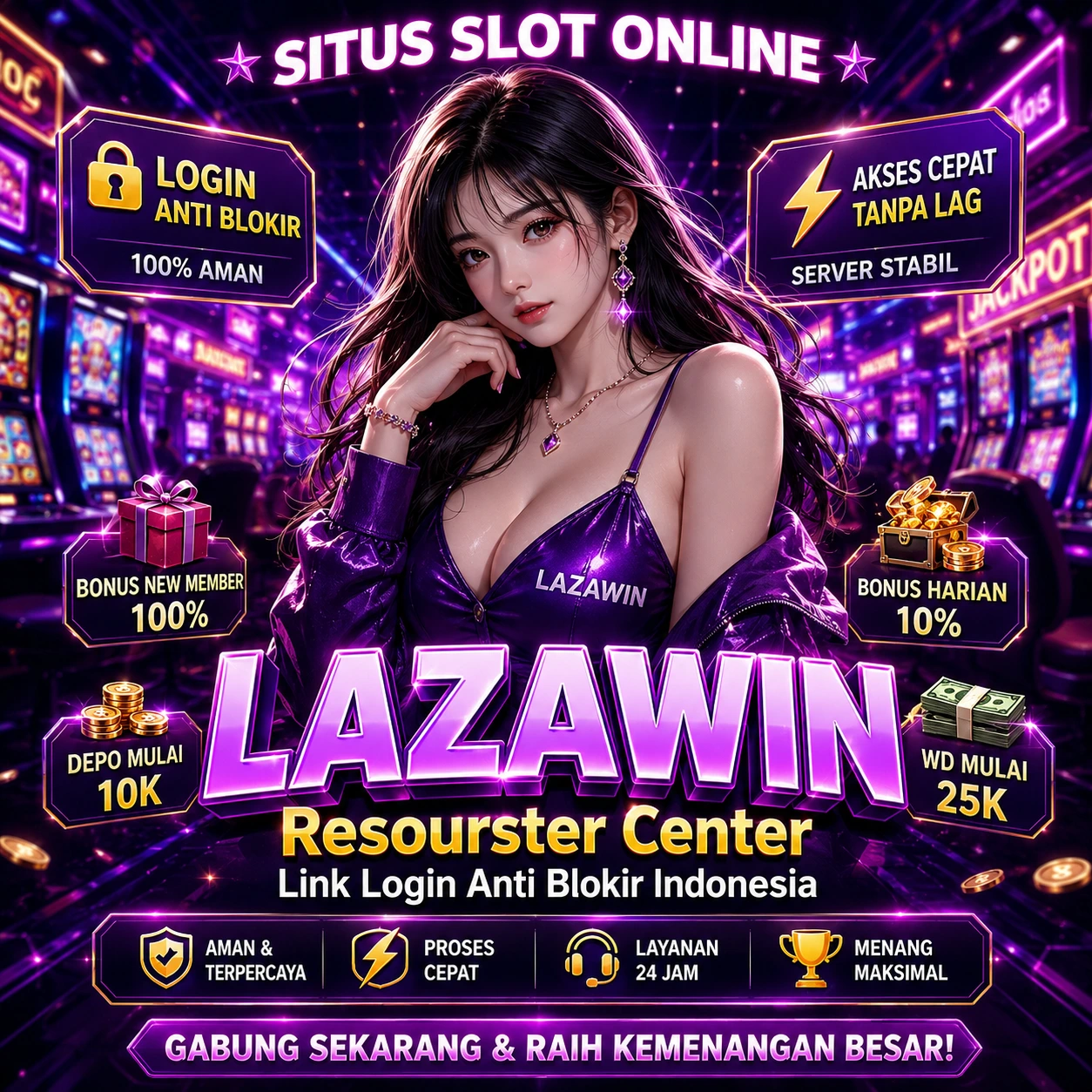 LAZAWIN : Resourster Center Link Login Anti Blokir Indonesia